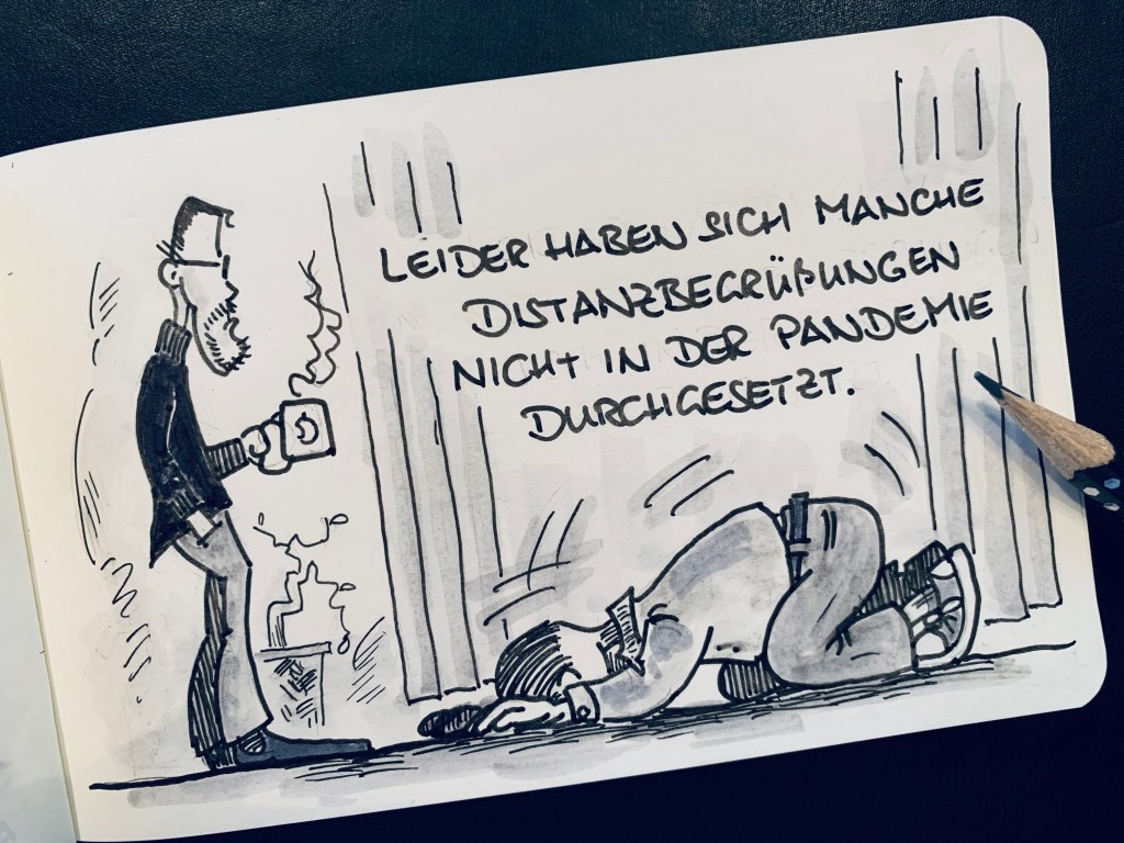 Leider haben sich manche Distanzbegrüßungen während der Pandemie nicht durchgesetzt.